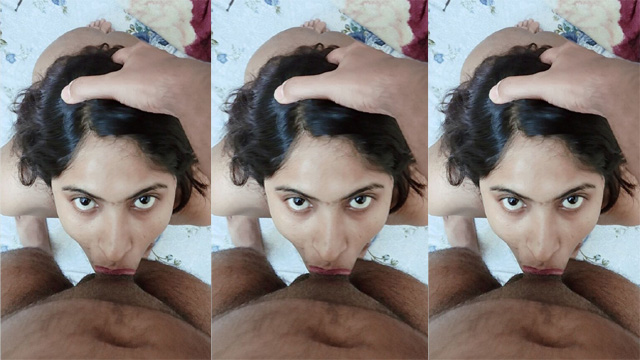 Horny Babe Sucking Dick